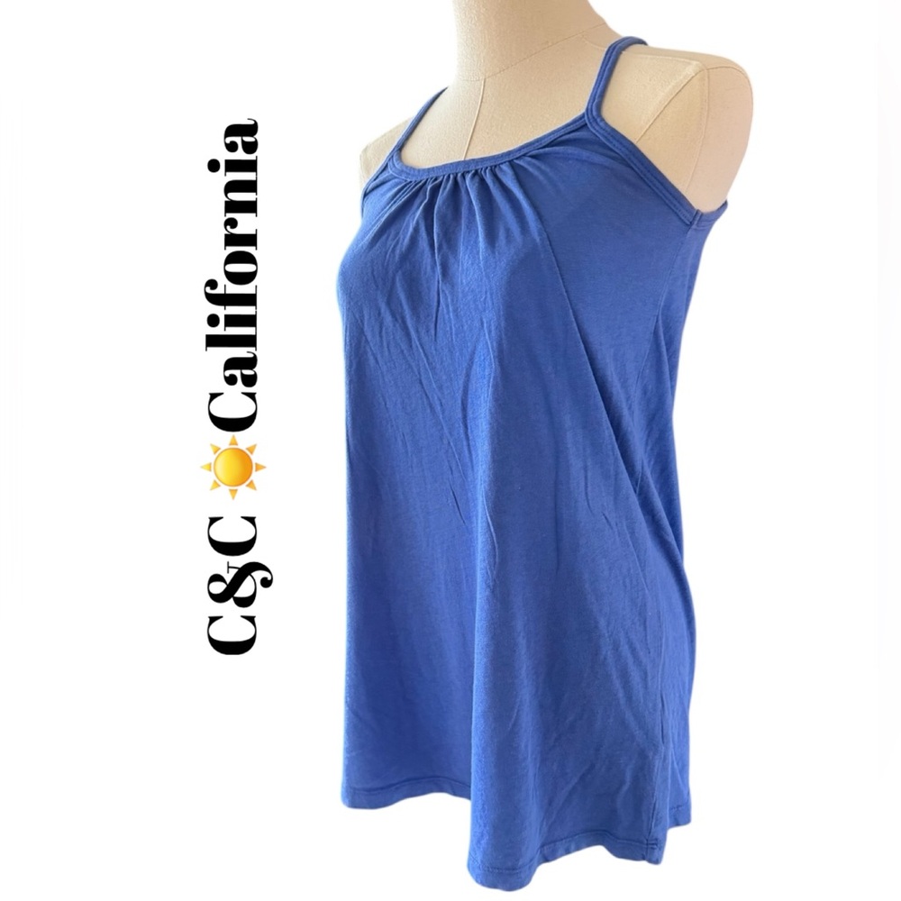 C&C California Vibrant Blue Tank Top Size Small